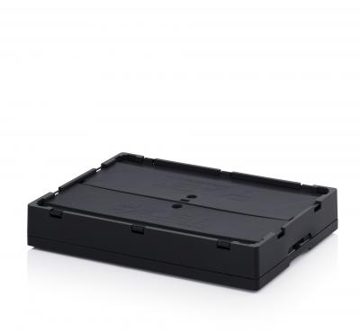 Antistatic ESD Collapsible Containers With Lid 60 x 40 x 42 cm (L x W x H) - 666 ESD FBD 64/42